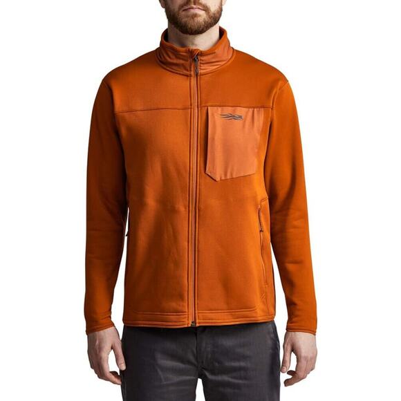 Sitka Other - *Flawed* Sitka Dry Creek Fleece Jacket Full Zip Copper Orange Men's Size Large